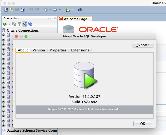 SQL Developer fixed for MacOS Big Sur 11.4