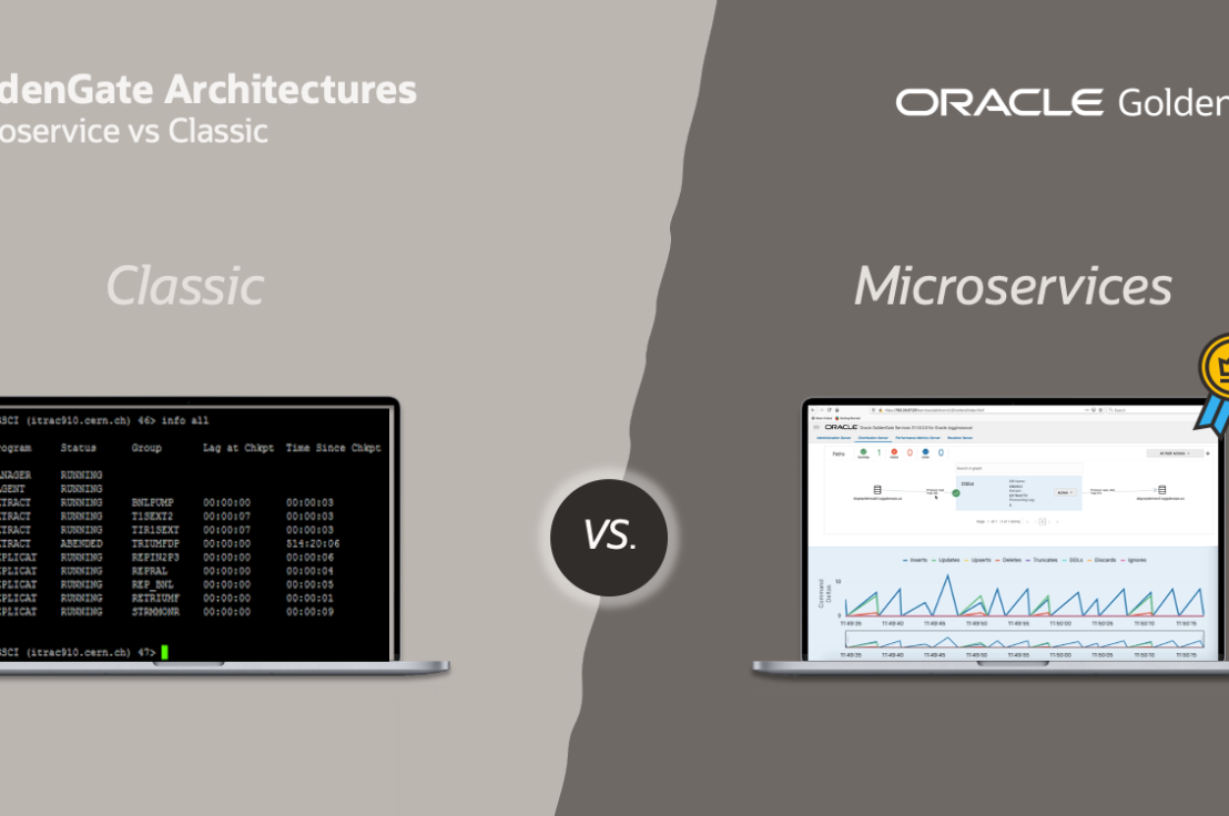 GoldenGate Microservices Benefits over Classic Architecture